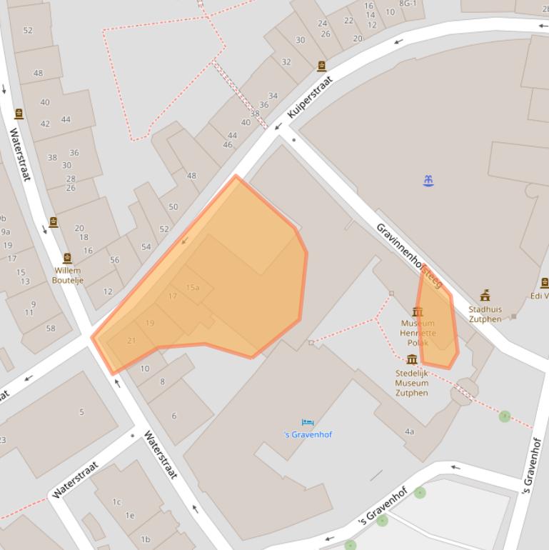 Kaart van postcodegebied 7201HG.