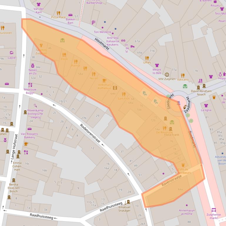 Kaart van postcodegebied 7201KM.