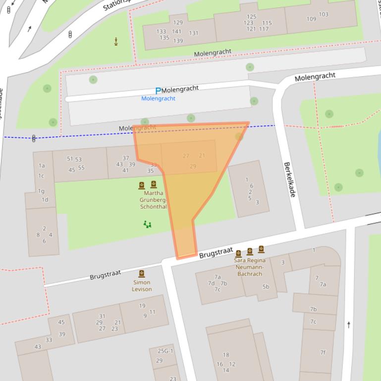 Kaart van postcodegebied 7201LV.