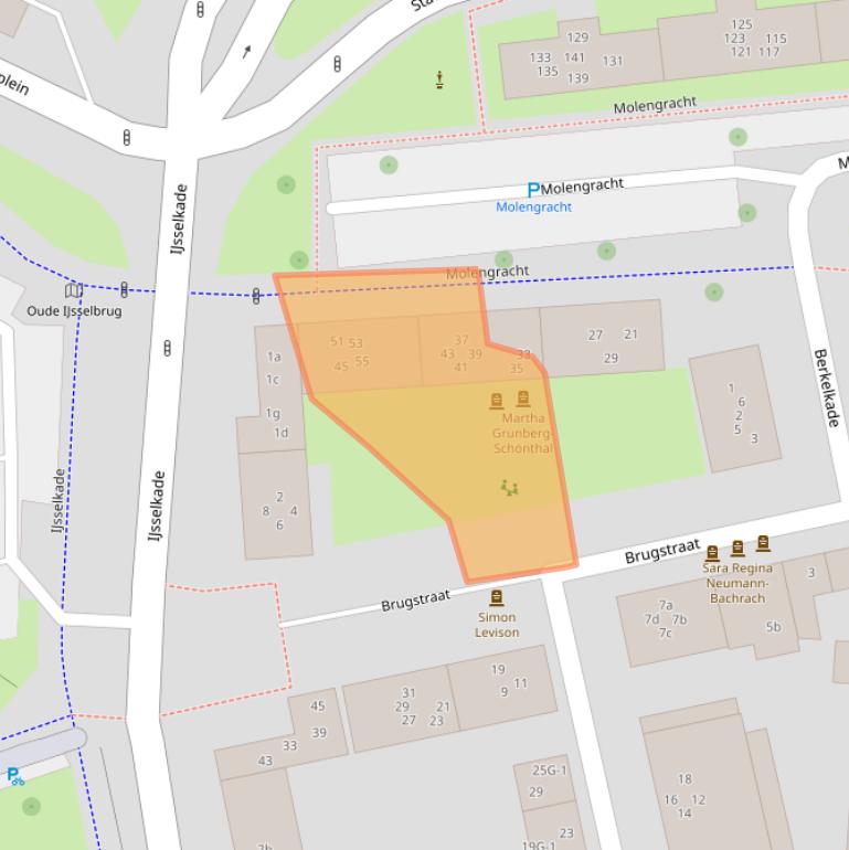 Kaart van postcodegebied 7201LW.