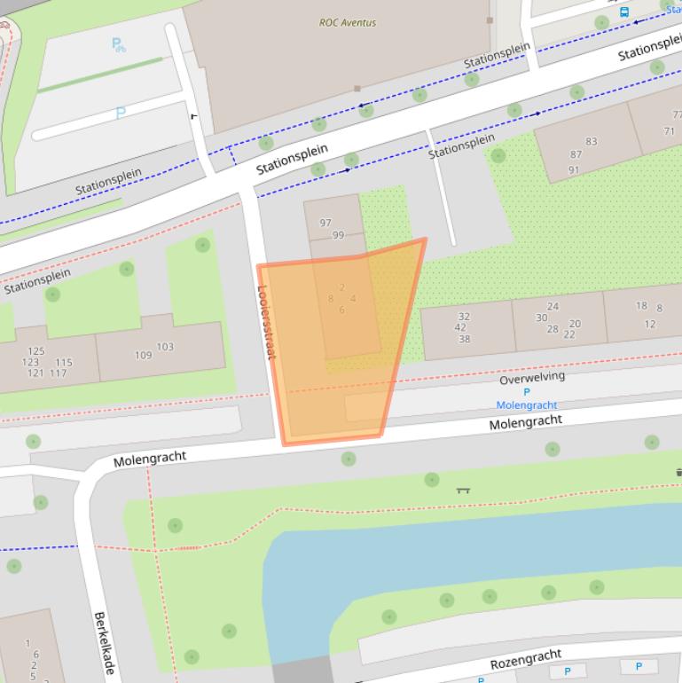 Kaart van postcodegebied 7201MA.