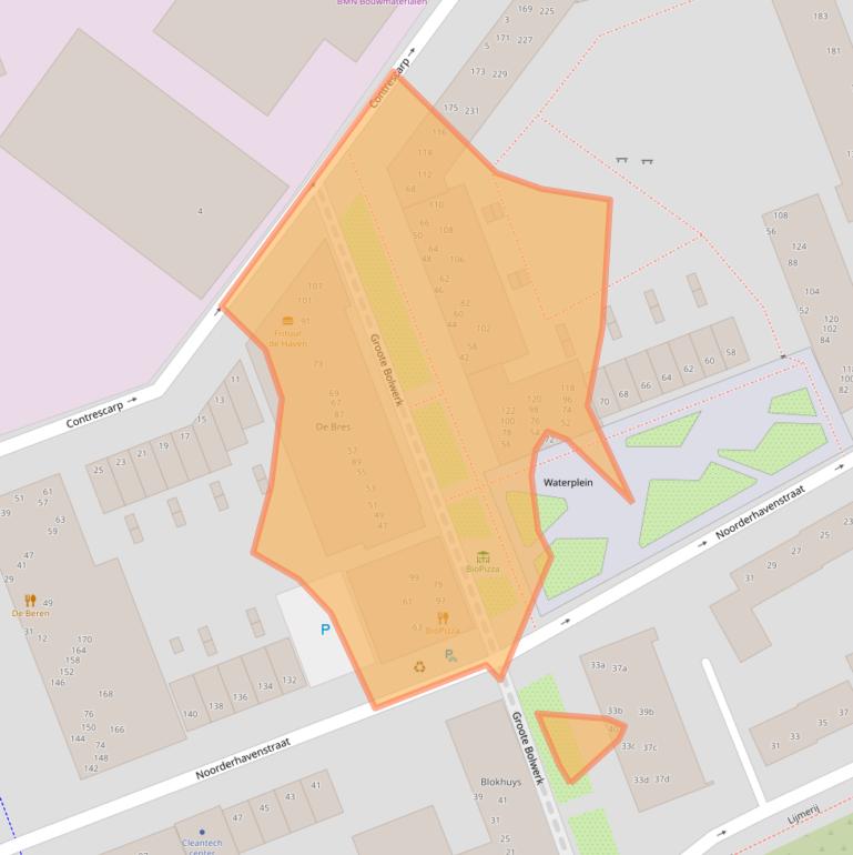 Kaart van postcodegebied 7202AP.