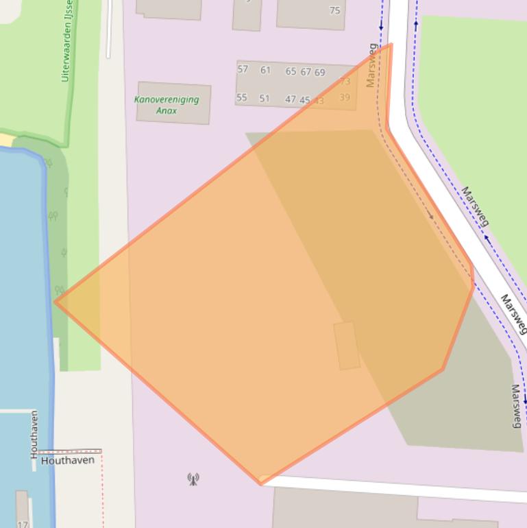 Kaart van postcodegebied 7202AR.