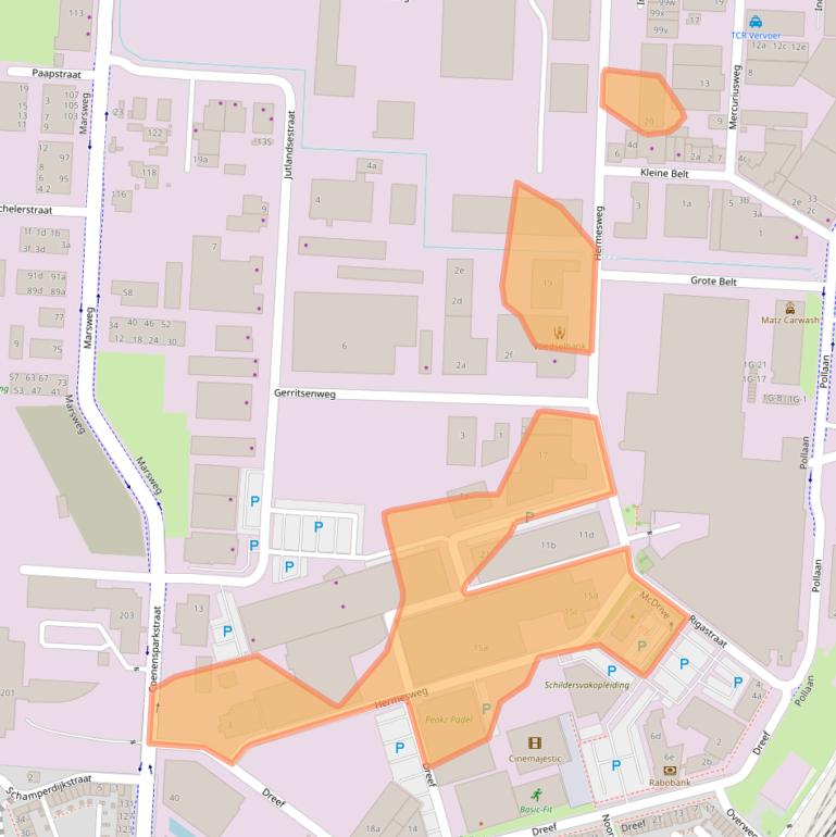 Kaart van postcodegebied 7202BR.