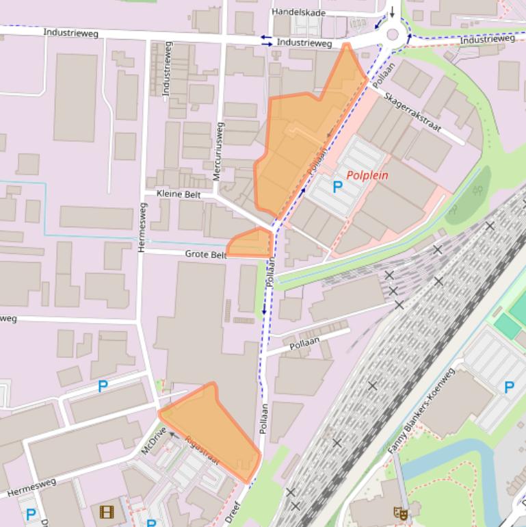 Kaart van postcodegebied 7202BV.