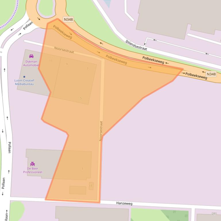 Kaart van postcodegebied 7202CJ.