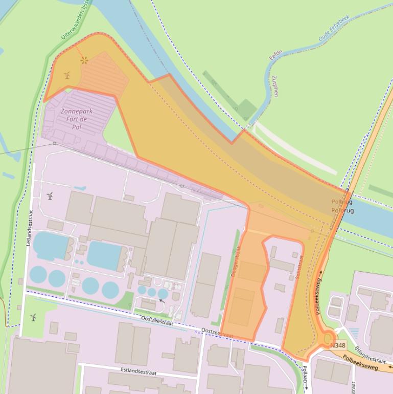 Kaart van postcodegebied 7202CT.