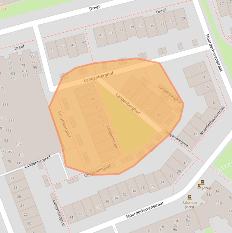 Kaart van postcodegebied 7202DG.