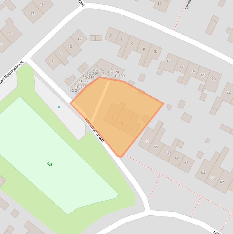 Kaart van postcodegebied 7203CM.