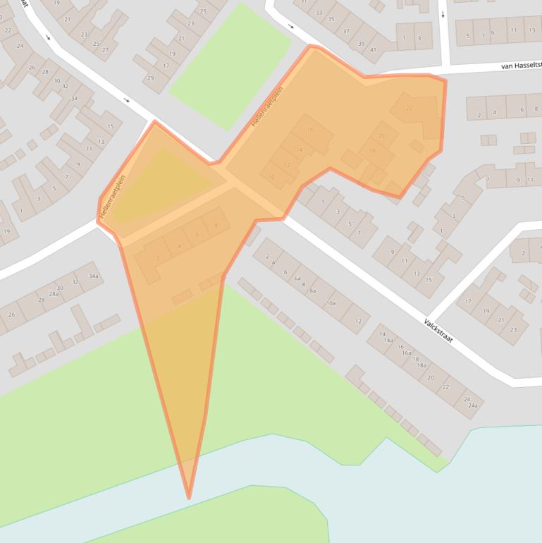 Kaart van postcodegebied 7203GE.