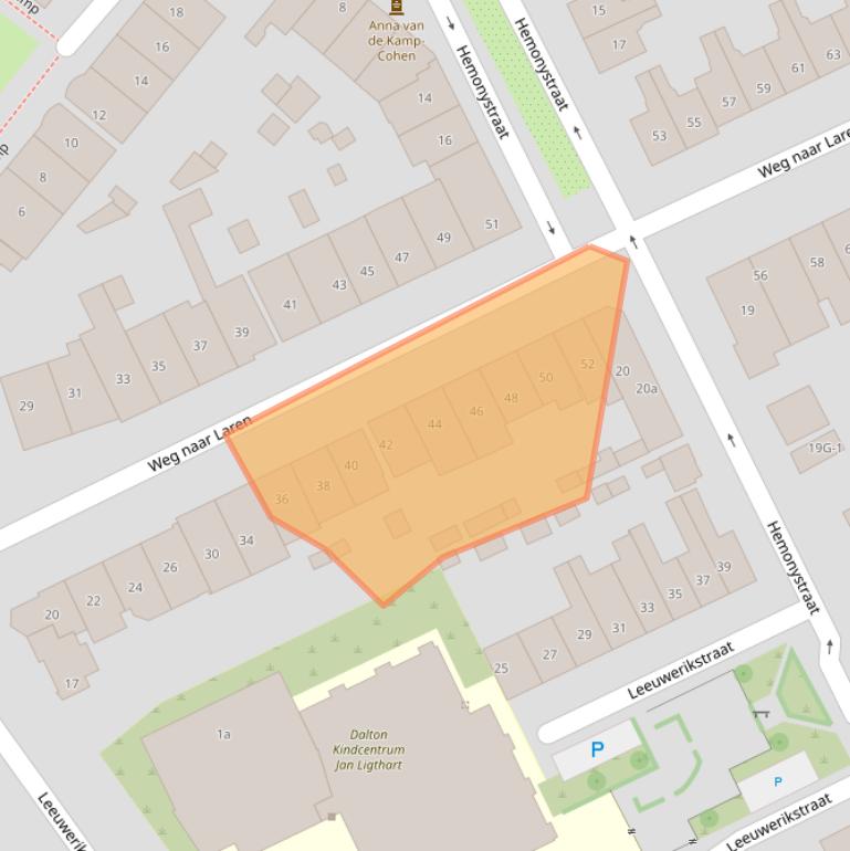 Kaart van postcodegebied 7203HM.