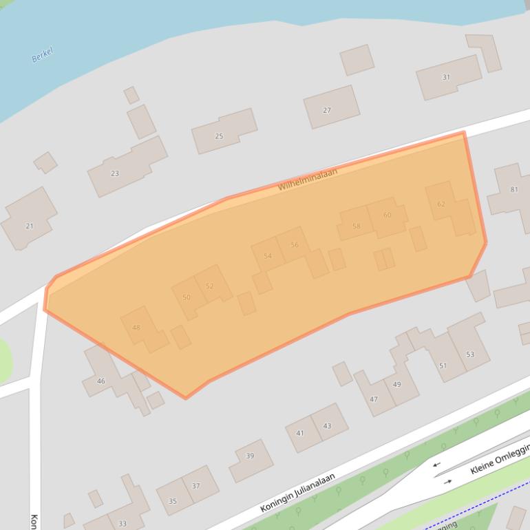 Kaart van postcodegebied 7204AD.