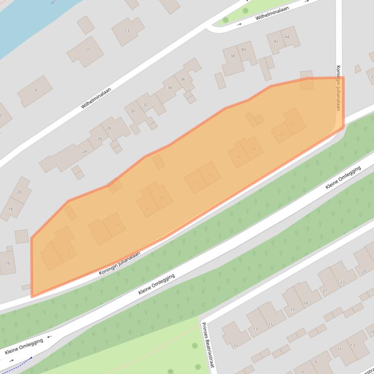 Kaart van postcodegebied 7204AE.