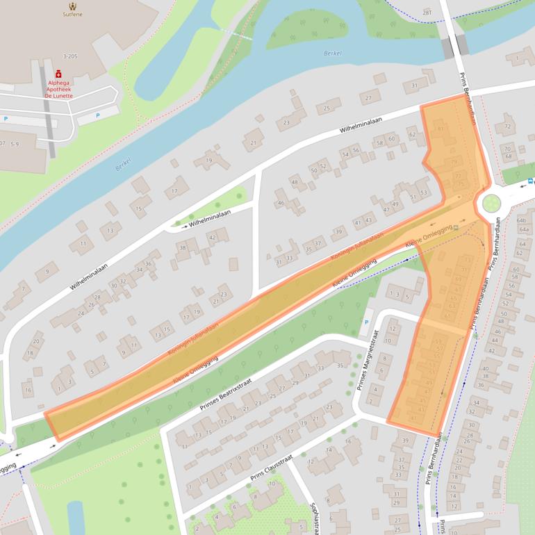 Kaart van postcodegebied 7204AL.