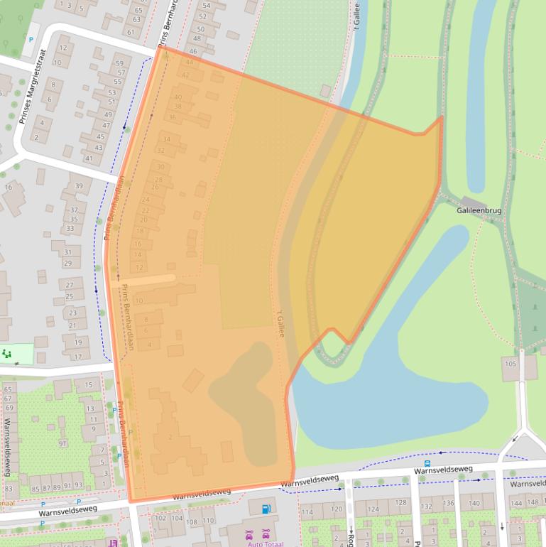 Kaart van postcodegebied 7204AM.