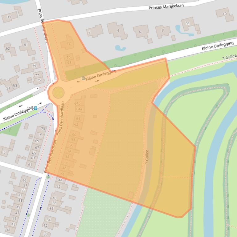 Kaart van postcodegebied 7204AN.