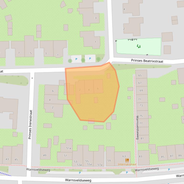 Kaart van postcodegebied 7204AP.