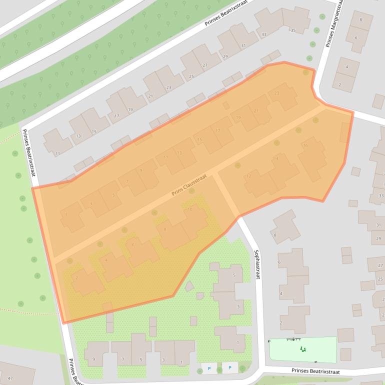 Kaart van postcodegebied 7204AV.