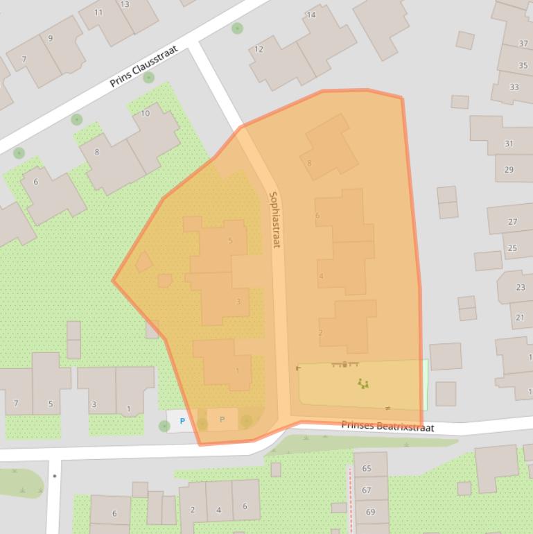 Kaart van postcodegebied 7204AW.