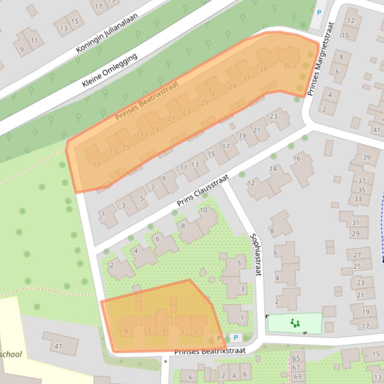 Kaart van postcodegebied 7204AX.