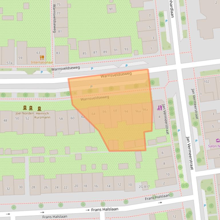 Kaart van postcodegebied 7204BG.