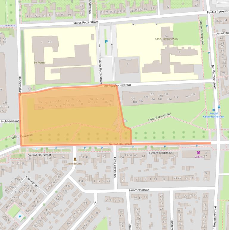 Kaart van postcodegebied 7204BN.