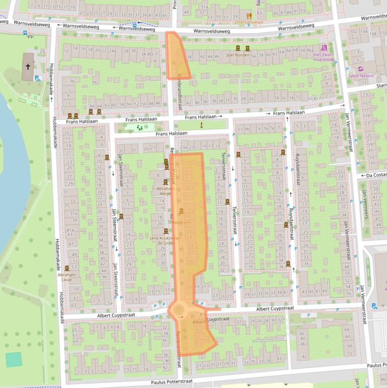 Kaart van postcodegebied 7204BW.