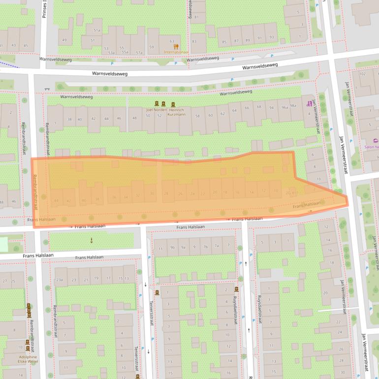 Kaart van postcodegebied 7204CH.
