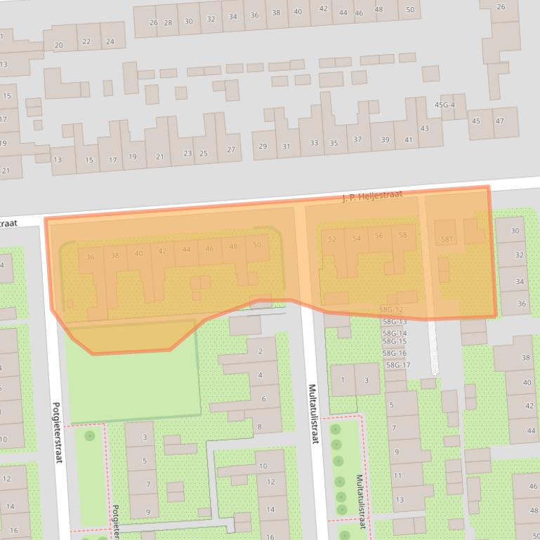 Kaart van postcodegebied 7204DD.