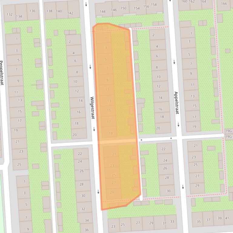Kaart van postcodegebied 7204DP.