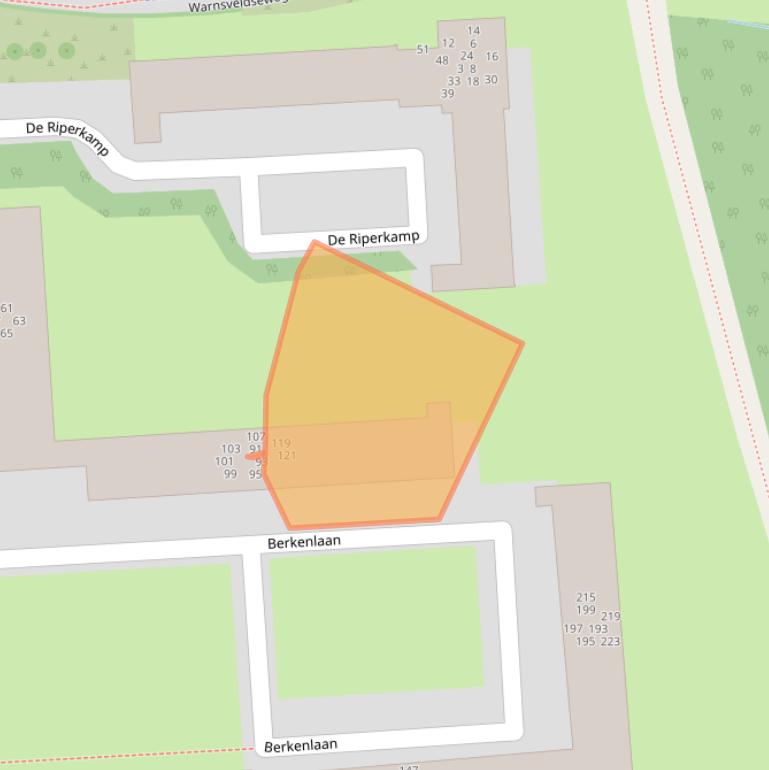 Kaart van postcodegebied 7204ED.