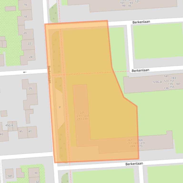 Kaart van postcodegebied 7204EJ.
