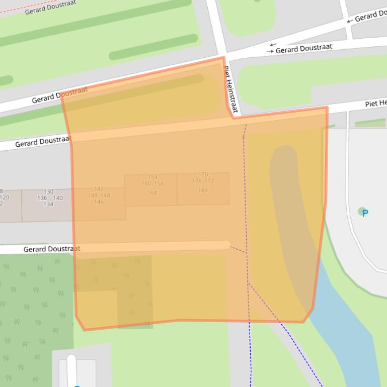 Kaart van postcodegebied 7204EZ.