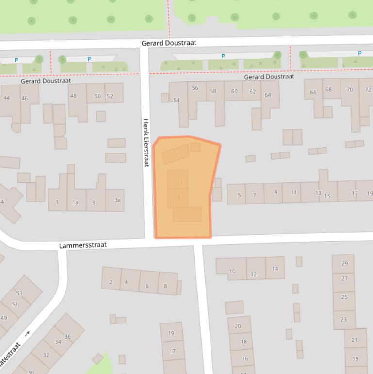 Kaart van postcodegebied 7204GP.