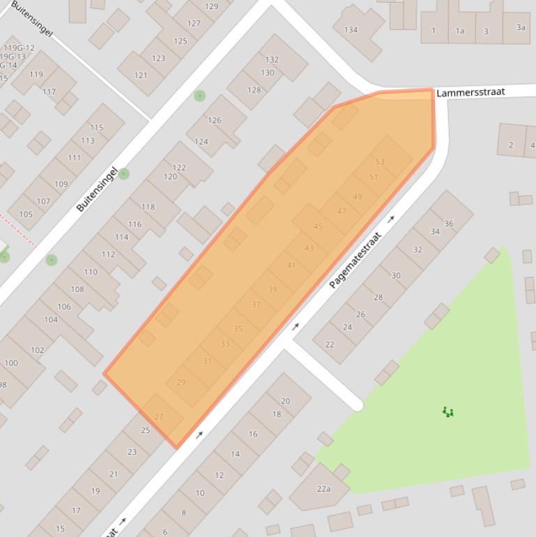 Kaart van postcodegebied 7204GS.