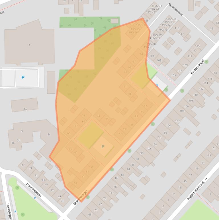 Kaart van postcodegebied 7204HB.