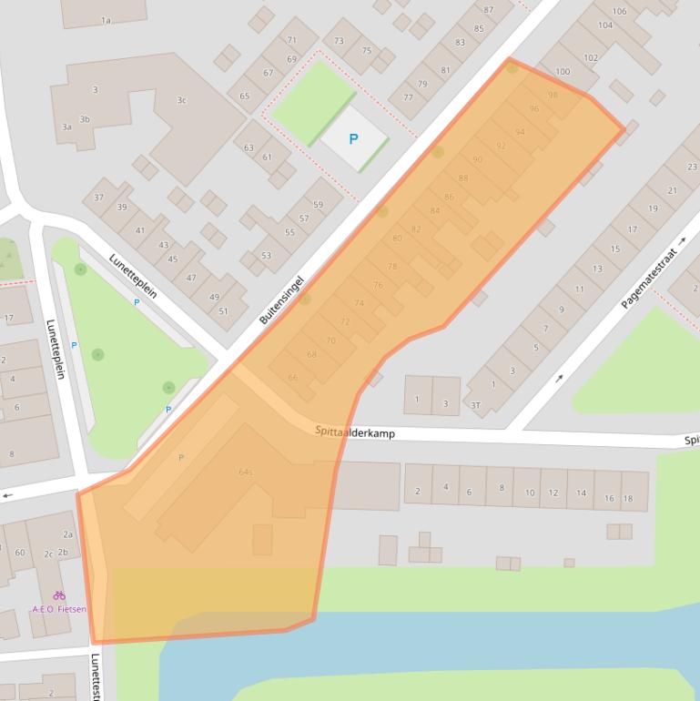 Kaart van postcodegebied 7204HG.