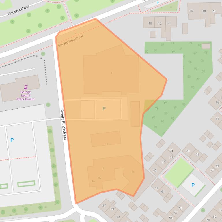 Kaart van postcodegebied 7204HK.