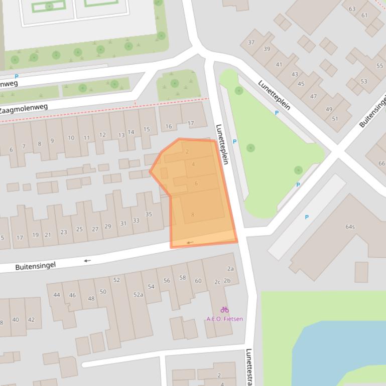 Kaart van postcodegebied 7204HM.