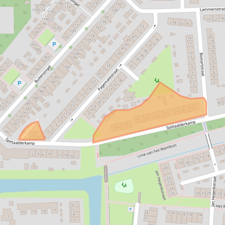 Kaart van postcodegebied 7204HN.
