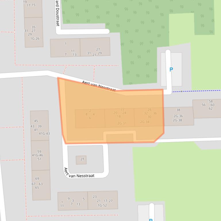 Kaart van postcodegebied 7204JB.