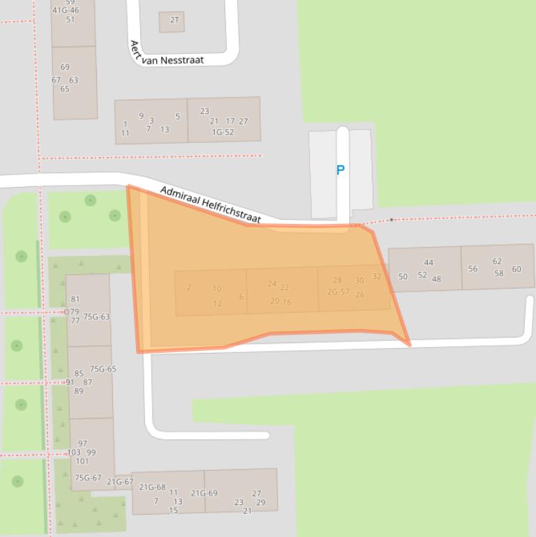 Kaart van postcodegebied 7204JE.