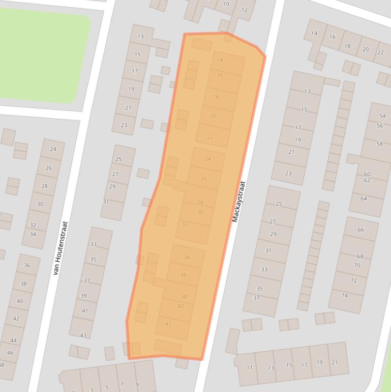 Kaart van postcodegebied 7204JT.