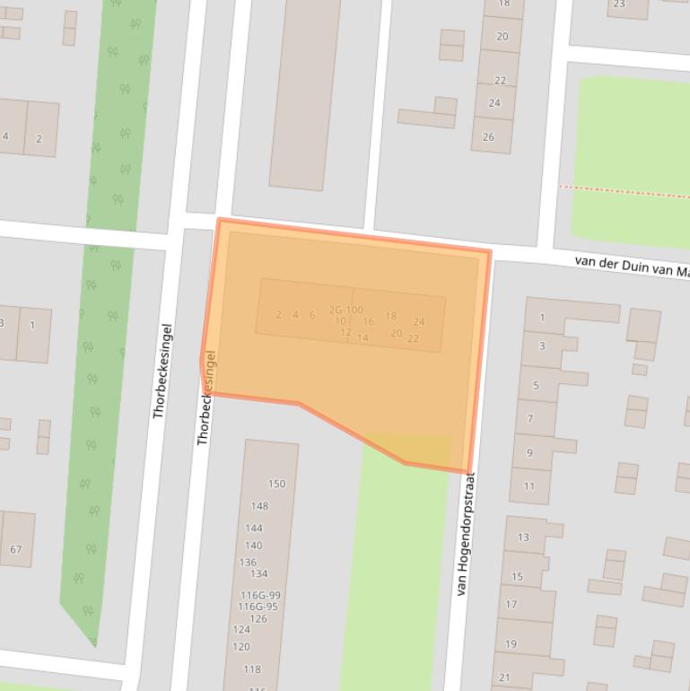 Kaart van postcodegebied 7204KC.