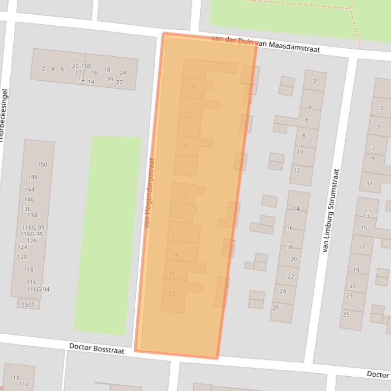 Kaart van postcodegebied 7204KD.