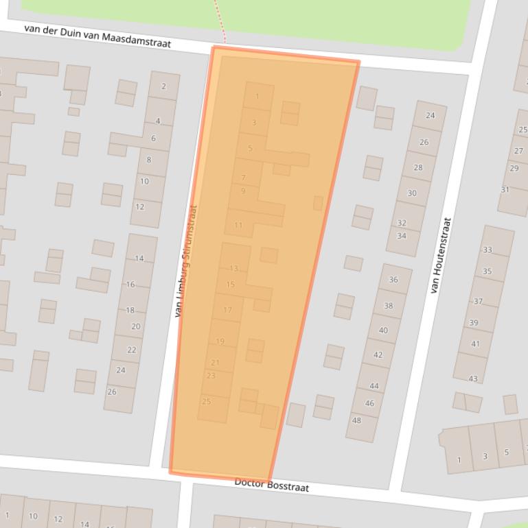 Kaart van postcodegebied 7204KE.