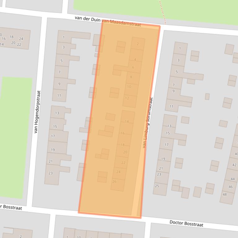 Kaart van postcodegebied 7204KG.