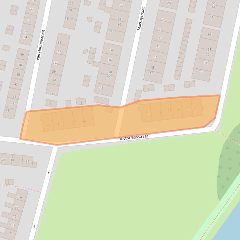 Kaart van postcodegebied 7204KH.