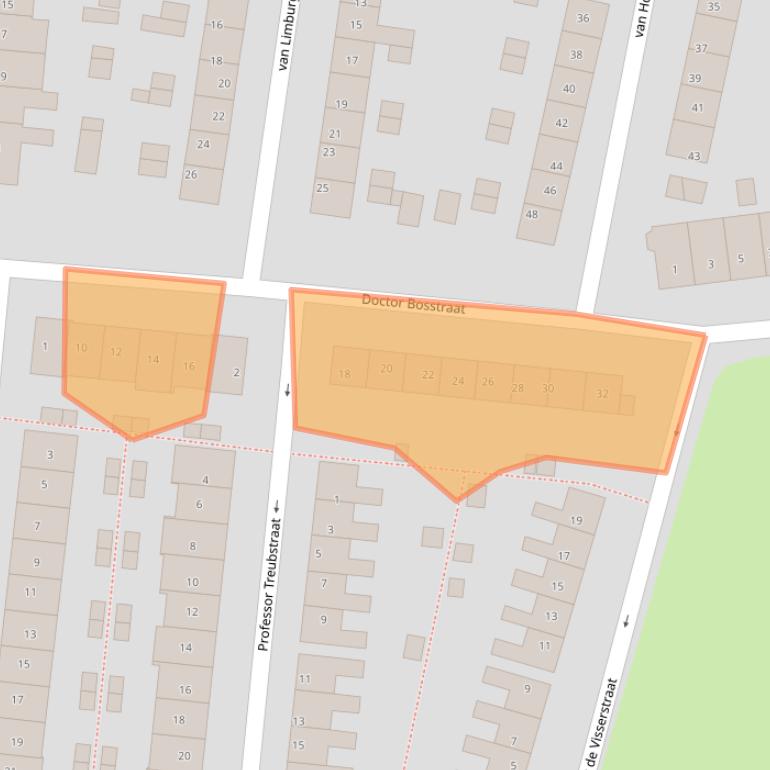 Kaart van postcodegebied 7204KJ.