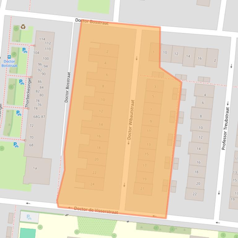 Kaart van postcodegebied 7204KL.